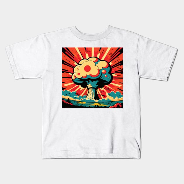 Atomic Pop 3 Kids T-Shirt by AstroRisq